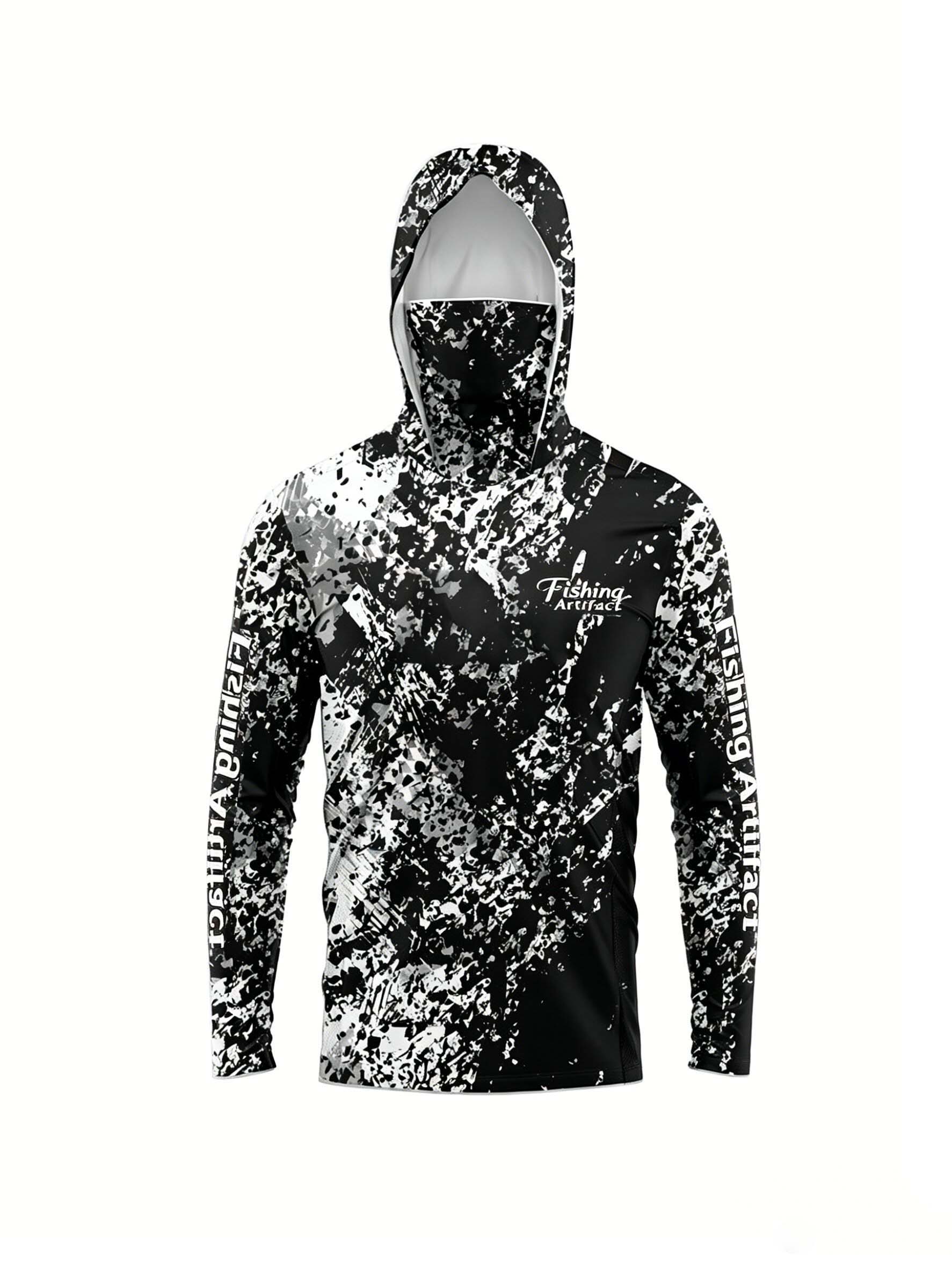 Summer Clothing Men - Męska letnia bluza wędkarska z nadrukiem