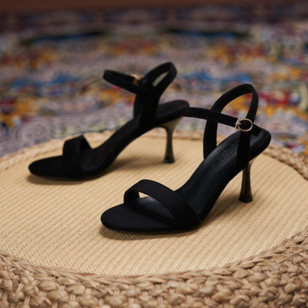 Summer Clothing Ladies - Sandały damskie na wysokim obcasie, proste