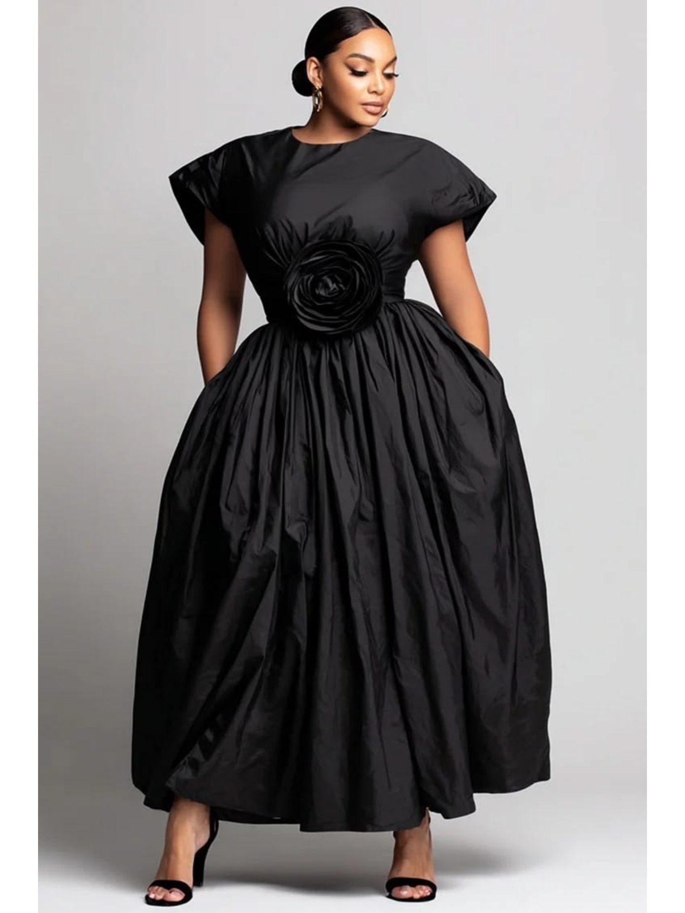 Summer Upf Clothing - Elegancka sukienka wizytowa plus size z