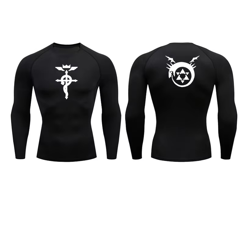 Summer Clothing In Winter - Koszulka kompresyjna do biegania męska, T-shirt