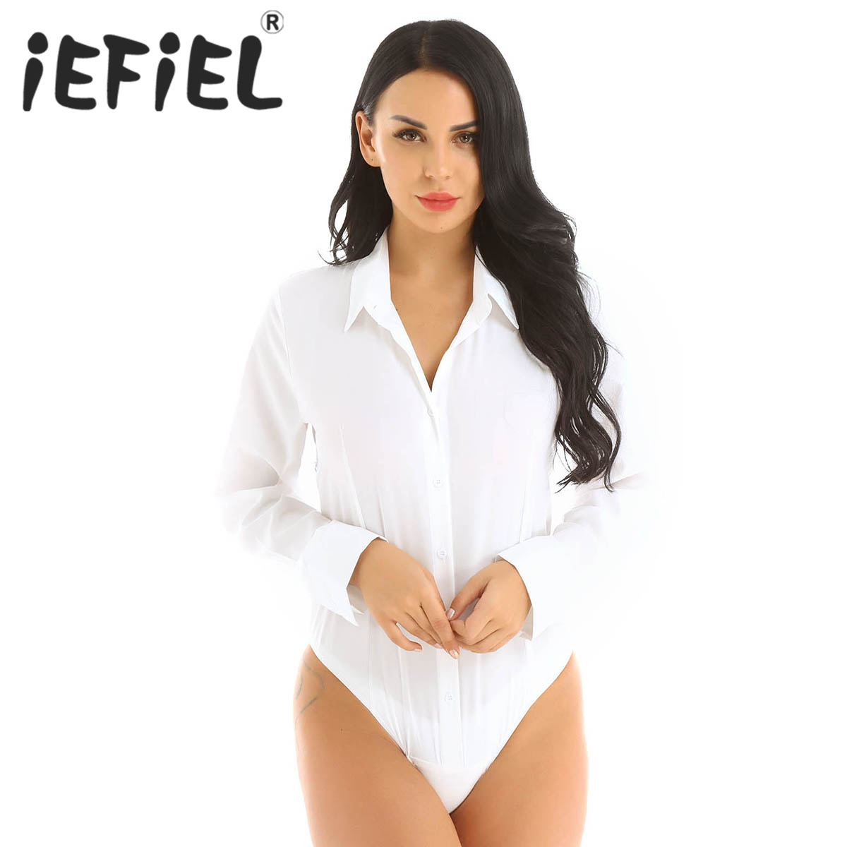 Summer Clothing Work - Kobiety urząd Lady Work białe Body