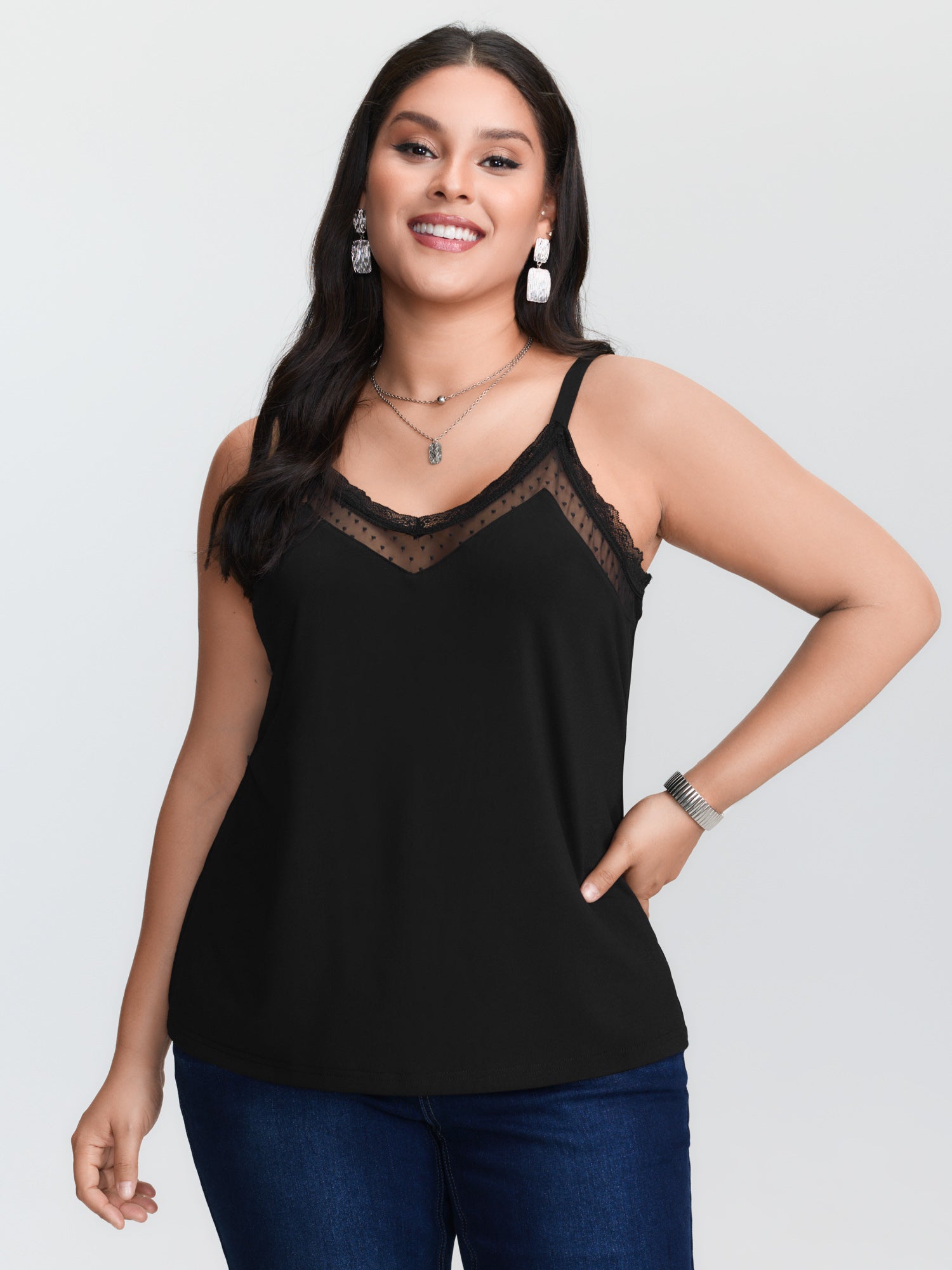 Summer Upf Clothing - Czarna, dzianinowa koszulka na ramiączkach, dostępna