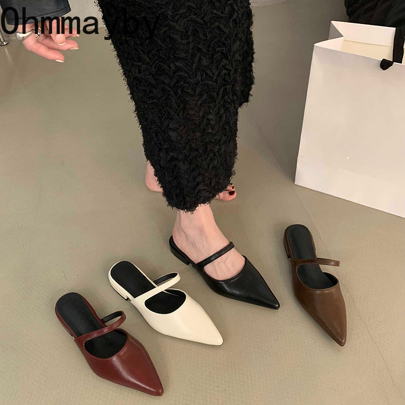 Summer Clothing Ladies - Wiosenne letnie szpiczaste Toe damskie pantofle