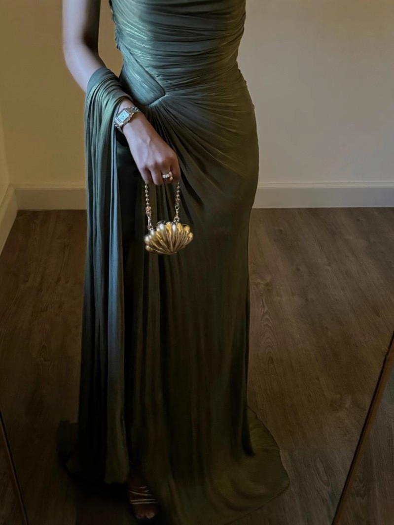 Summer Clothing In Winter - Luksusowa Sukienka Maxi na Imprezę, Damska