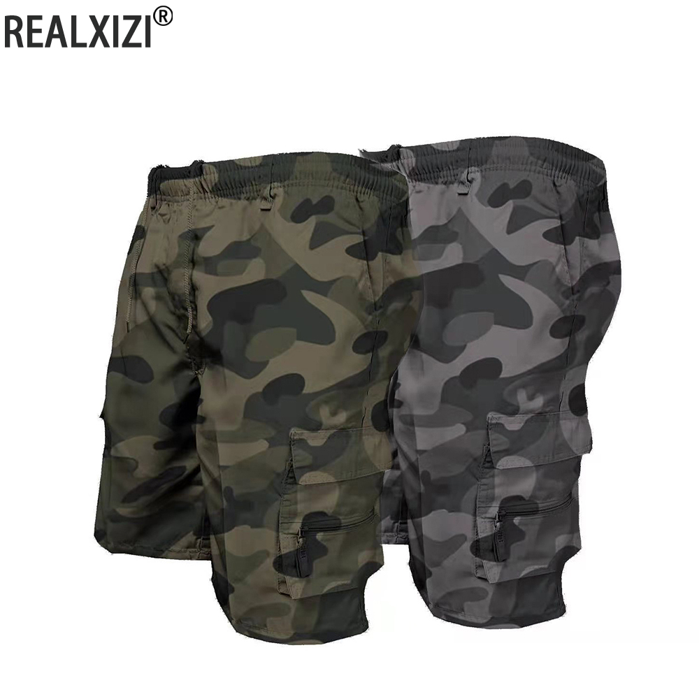 Męskie szorty Cargo w kamuflaż – Summer Clothing Work recenzja i cena