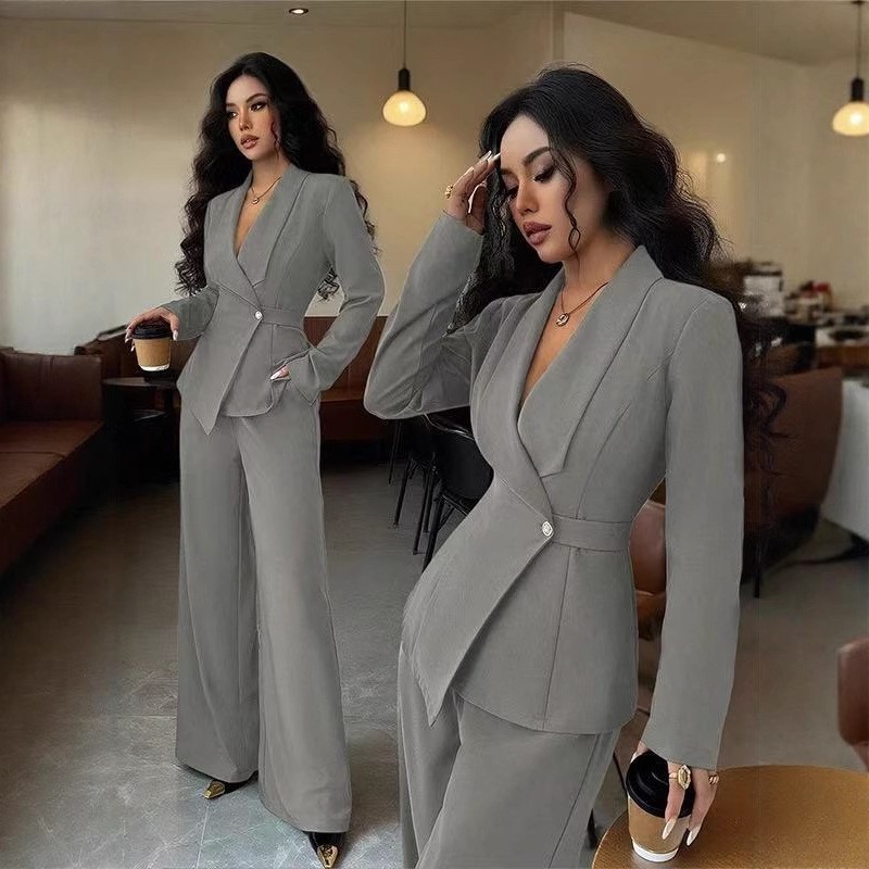 Elegancki damski komplet biuro – Summer Clothing Work recenzja i cena