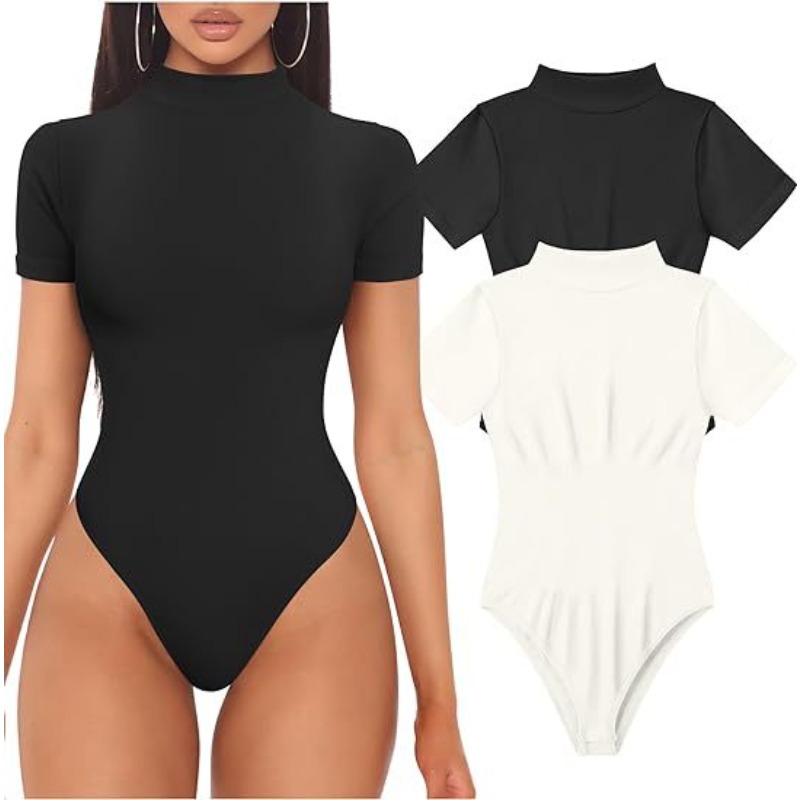 Body z golfem z krótkim rękawe – Summer Clothing Model recenzja i cena
