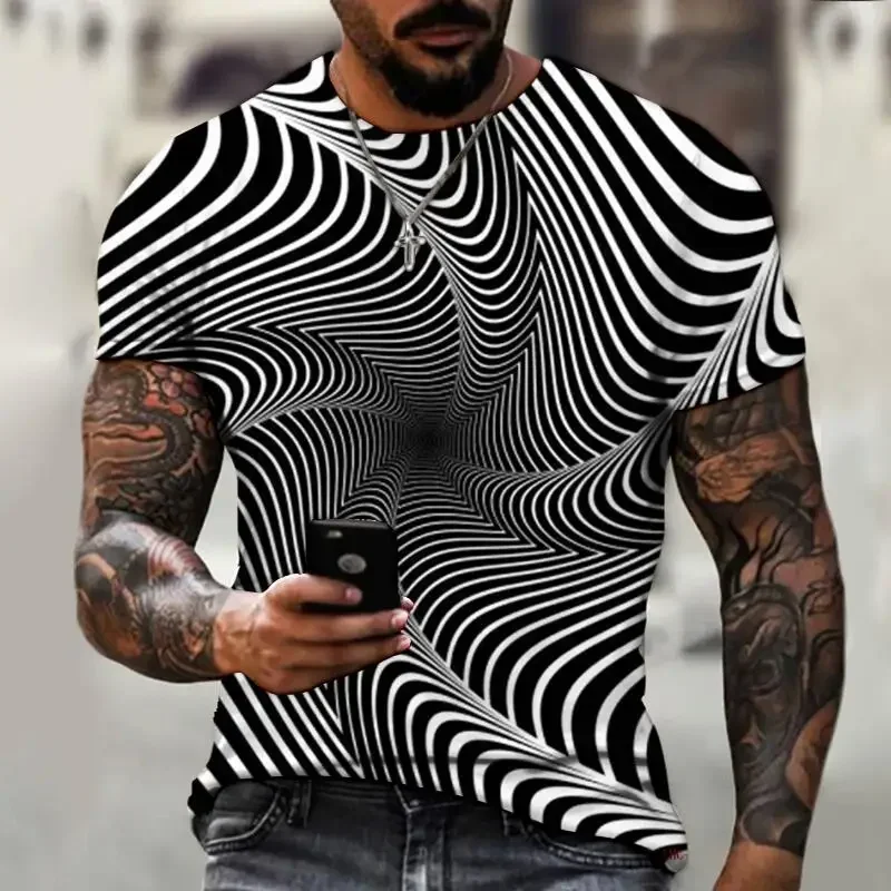 Męska koszulka z nadrukiem 3D, – Summer Clothing Affordable recenzja i cena