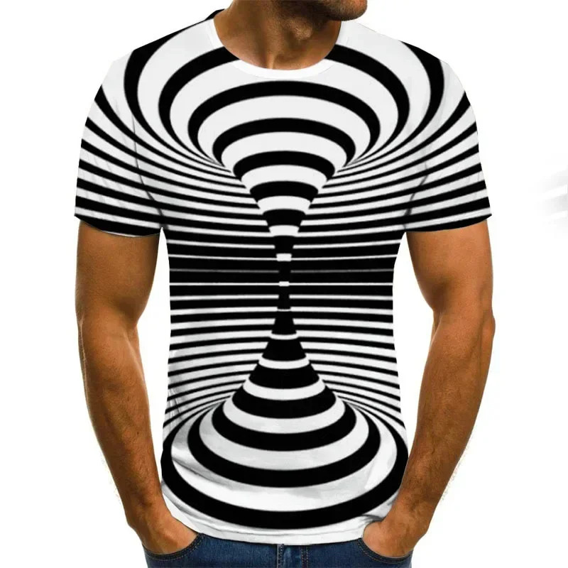 Męska koszulka z nadrukiem 3D, – Summer Clothing Affordable recenzja i cena