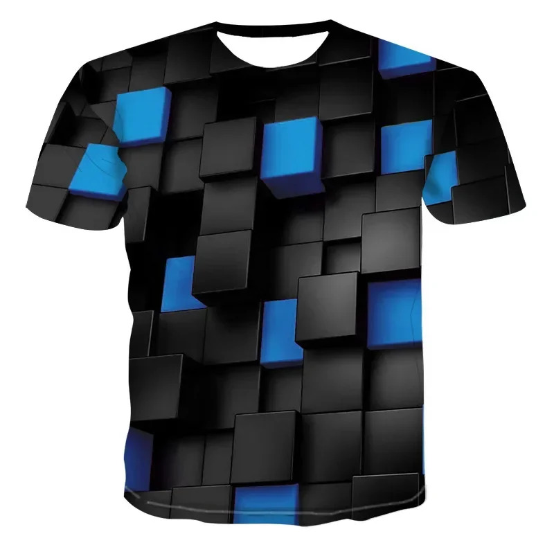 Męska koszulka z nadrukiem 3D, – Summer Clothing Affordable recenzja i cena