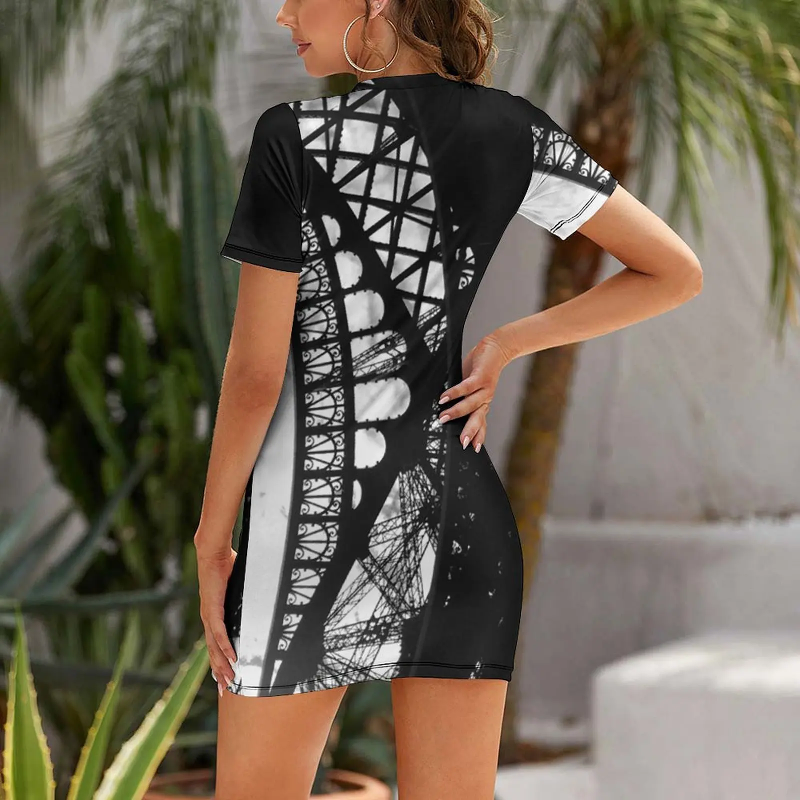 Sukienka Eiffel z krótkim ręka – Summer Clothing Trends 2025 Women'S recenzja i cena